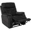 Ultimate Power Recliner Fabric - Lift Chair MM-3712 Infinite Position and 3 Zone Heat System with MegaGuard - Ebony IMAGE 3