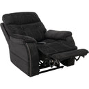 Ultimate Power Recliner Fabric - Lift Chair MM-3712 Infinite Position and 3 Zone Heat System with MegaGuard - Ebony IMAGE 6