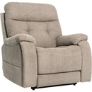 Ultimate Power Recliner Fabric - Lift Chair MM-3712 Infinite Position and 3 Zone Heat System with MegaGuard - Stone IMAGE 1