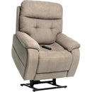 Ultimate Power Recliner Fabric - Lift Chair MM-3712 Infinite Position and 3 Zone Heat System with MegaGuard - Stone IMAGE 2