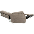 Ultimate Power Recliner Fabric - Lift Chair MM-3712 Infinite Position and 3 Zone Heat System with MegaGuard - Stone IMAGE 3