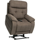 Ultimate Power Recliner Fabric - Lift Chair MM-3712 Infinite Position and 3 Zone Heat System with MegaGuard - Mink IMAGE 2