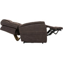 Ultimate Power Recliner Fabric - Lift Chair MM-3730 Power Recliner with Lift Function - Stonewash Gunmetal IMAGE 3