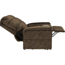 Ultimate Power Recliner Fabric - Lift Chair MM-5001 Chaise Lounger - Kaysen Chocolate IMAGE 3