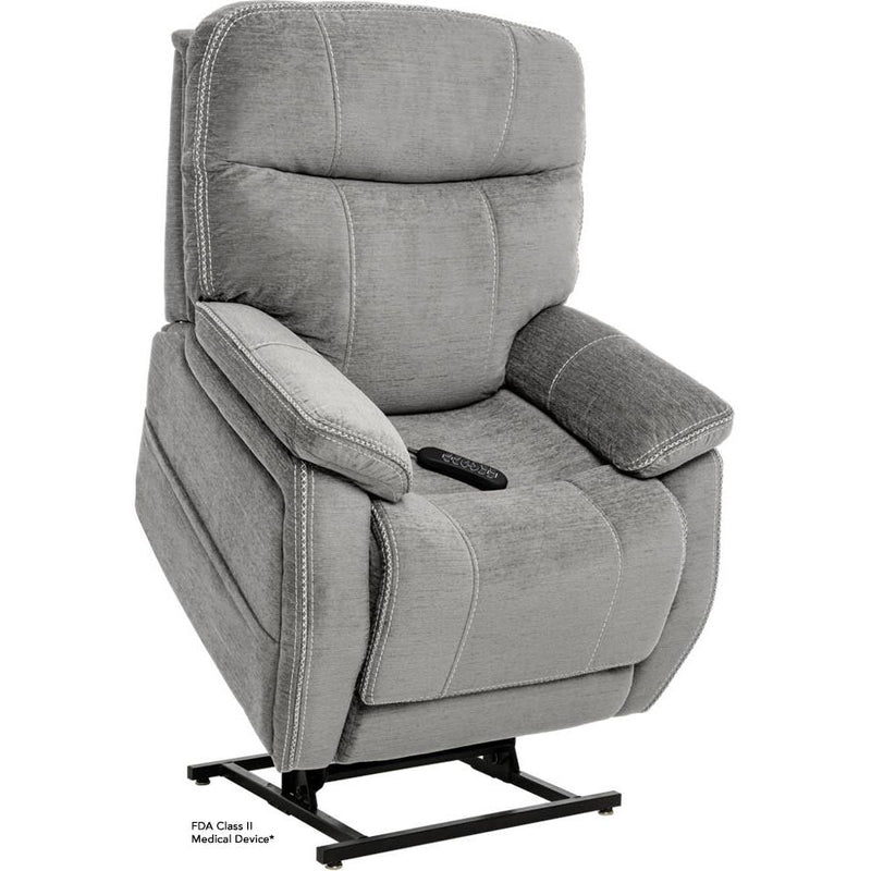 Ultimate Power Recliner Fabric Lift Chair with Heat MM 3710 Lay Flat with 3 Zone Heat System and MegaGuard Velvety Nature