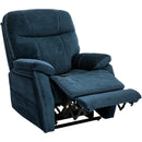 Ultimate Power Recliner Fabric - Lift Chair MM-3710 Lay-Flat with 3 Zone Heat System and MegaGuard - Velvety Navy IMAGE 3