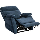 Ultimate Power Recliner Fabric - Lift Chair MM-3710 Lay-Flat with 3 Zone Heat System and MegaGuard - Velvety Navy IMAGE 4