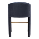  Zuo Emas 109991 Barstool - Midnight Grey IMAGE 4