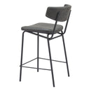  Zuo Charon 110263 Counter Stool - Vintage Black IMAGE 5