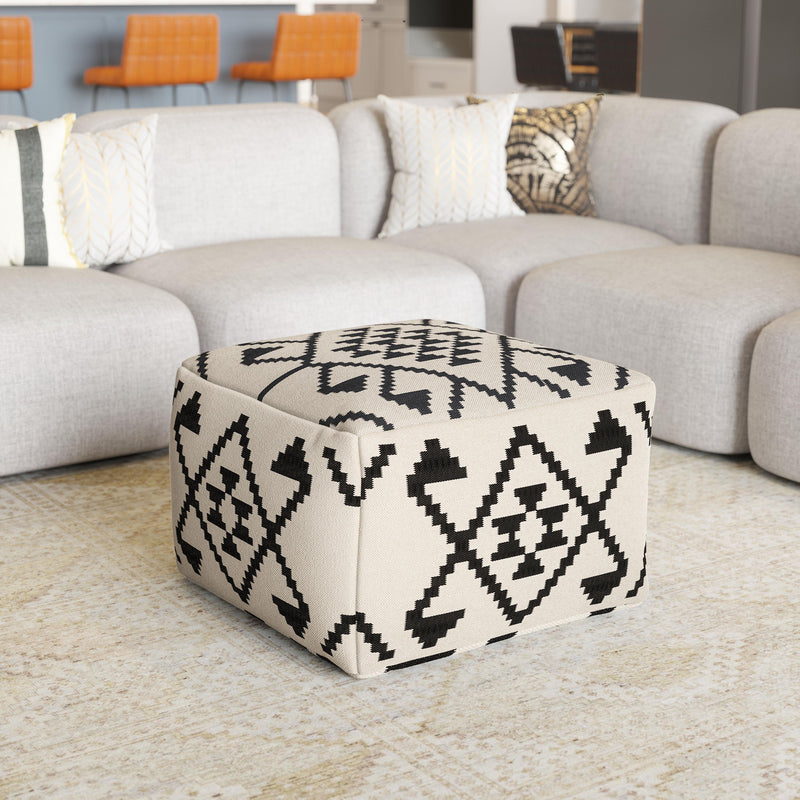 Zuo Lizardo Fabric Ottoman 109821 IMAGE 6