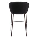  Zuo Essen 109810 Barstool - Black & Bronze IMAGE 4