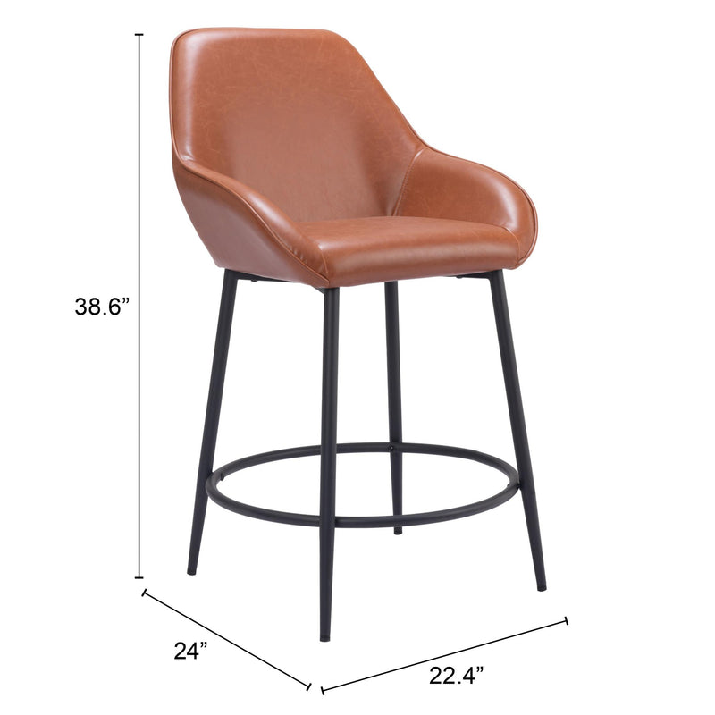 Zuo Vila Counter Height Stool 109952 IMAGE 8