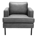  Zuo Decade 109903 Armchair - Vintage Grey IMAGE 3