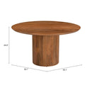 Zuo Izola 109856 Dining Table - Brown IMAGE 10