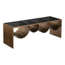  Zuo Reed 109842 Coffee Table - Brass & Black IMAGE 5