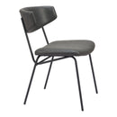  Zuo Charon 110259 Dining Chair - Vintage Black IMAGE 6
