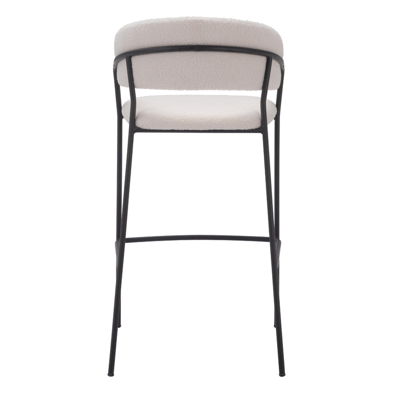 Zuo Josephine Pub Height Stool 109673 IMAGE 4