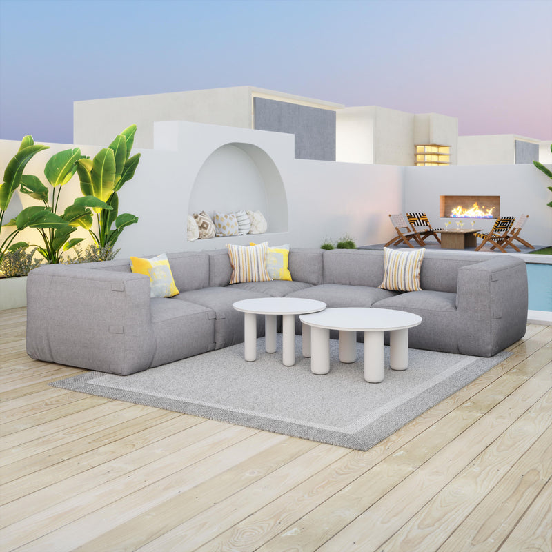 Zuo Luanda 704002 Corner Chair - Gray IMAGE 8