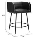 Zuo Horbat Counter Height Stool 110062 IMAGE 8
