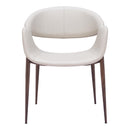  Zuo Limay 109971 Dining Chair - Beige & Walnut IMAGE 3
