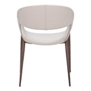  Zuo Limay 109971 Dining Chair - Beige & Walnut IMAGE 4
