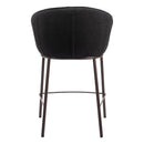  Zuo Essen 109809 Counter Stool - Black & Bronze IMAGE 4