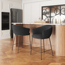  Zuo Essen 109809 Counter Stool - Black & Bronze IMAGE 9
