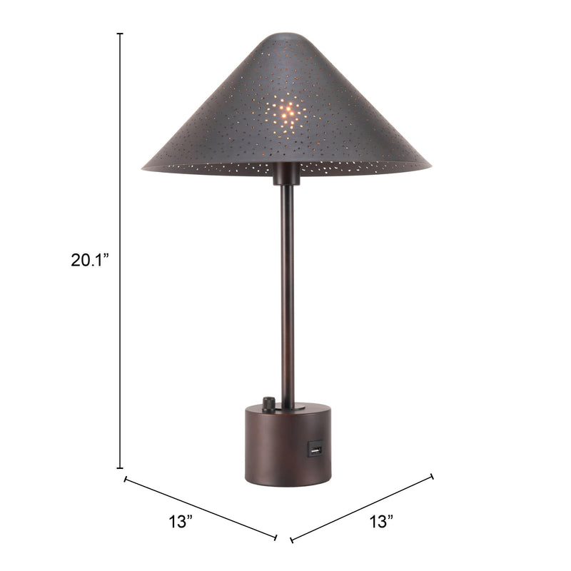 Zuo Cardo Table Lamp 56141 IMAGE 8