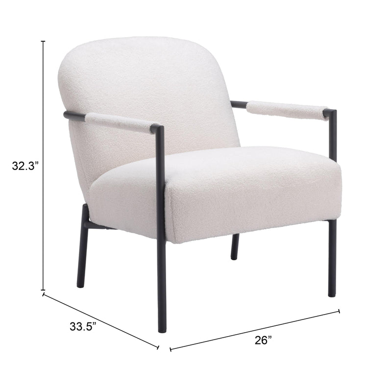 Zuo Chicago Stationary Fabric Accent Chair 109518 IMAGE 10