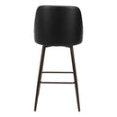  Zuo Keppel 109975 Swivel Barstool - Black & Bronze IMAGE 4