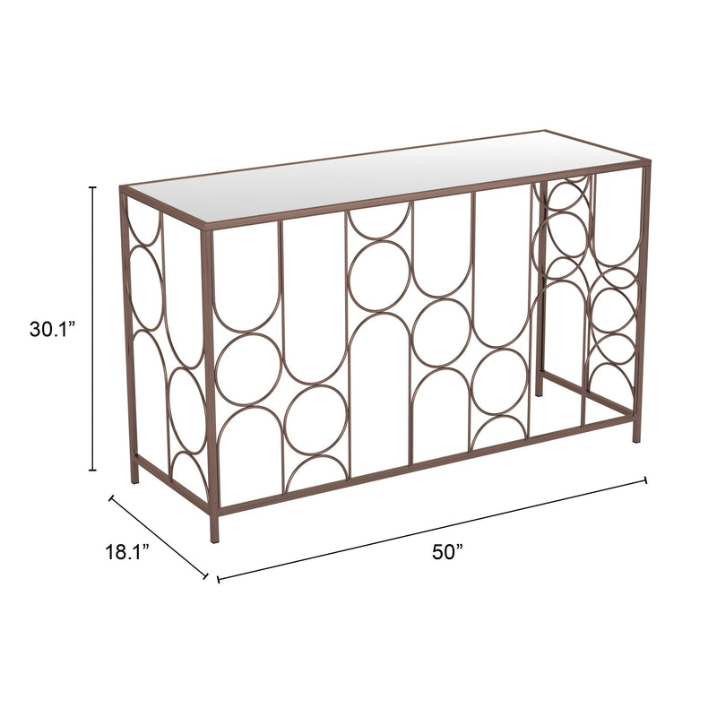 Zuo Convale 109836 Console Table - Bronze IMAGE 7