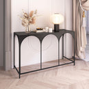  Zuo Loriet 109837 Console Table - Black IMAGE 6