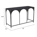  Zuo Loriet 109837 Console Table - Black IMAGE 7