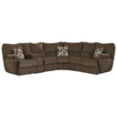  Catnapper Elliott 225 2 pc Power Sectional - Chocolate IMAGE 1