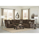  Catnapper Elliott 225 2 pc Power Sectional - Chocolate IMAGE 2