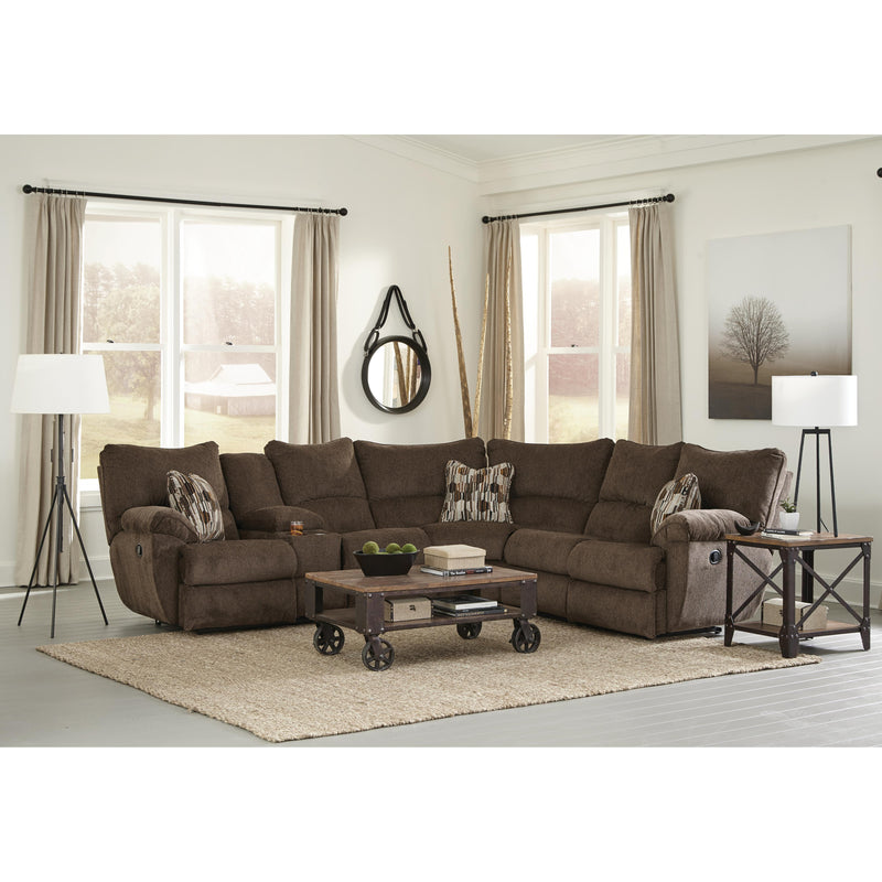  Catnapper Elliott 225 2 pc Power Sectional - Chocolate IMAGE 2