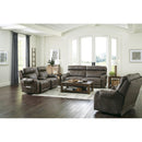  Catnapper Serenity 7630204 Power Headrest Power Wall Hugger Recl w/CR3 Heat/Massage/Lumbar - Steel IMAGE 4