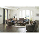  Catnapper Serenity 7630204 Power Headrest Power Wall Hugger Recl w/CR3 Heat/Massage/Lumbar - Steel IMAGE 6