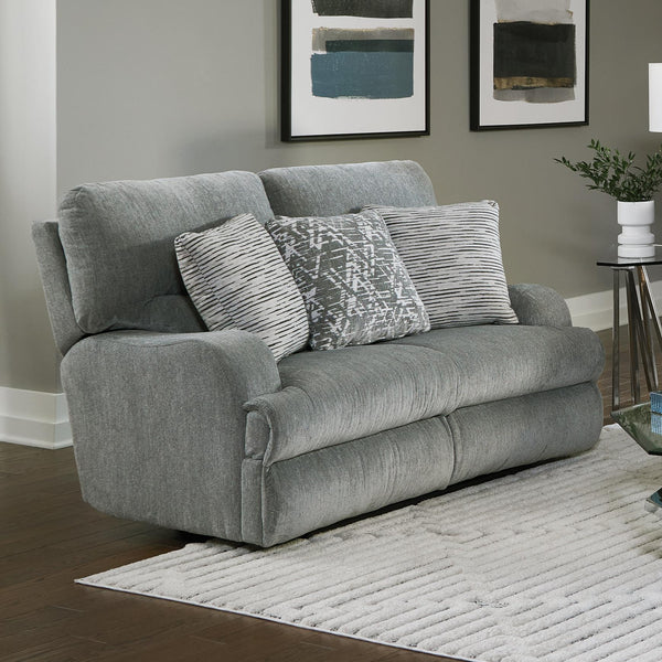  Catnapper Zane 3092 Reclining Loveseat - Shark IMAGE 1