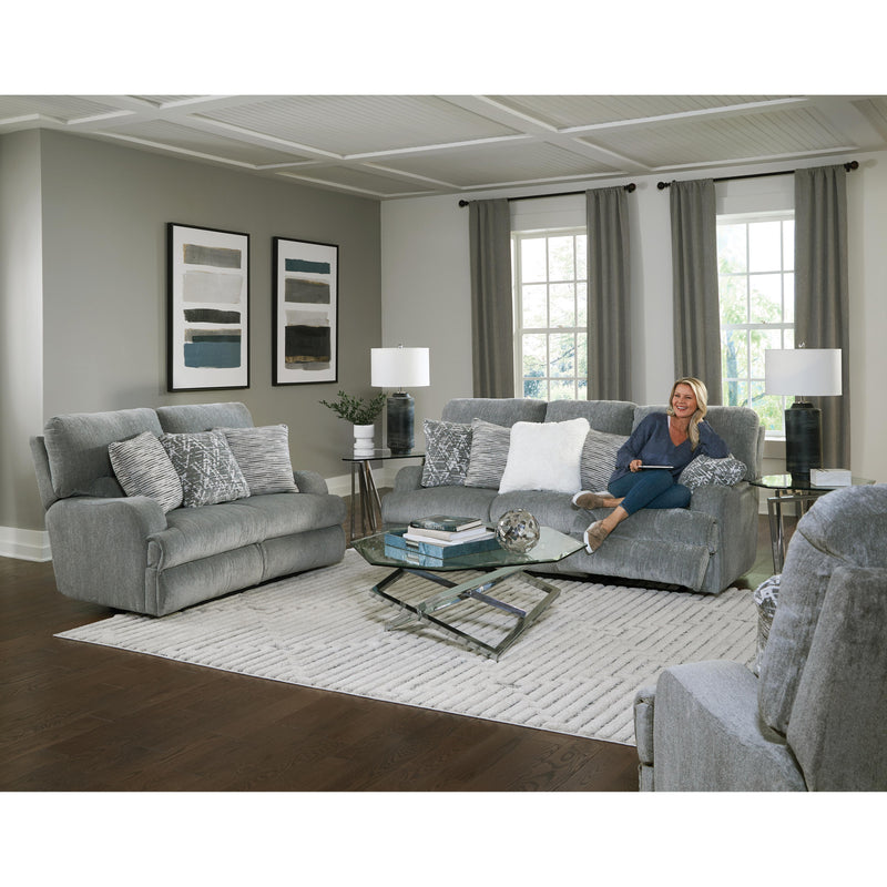  Catnapper Zane 3092 Reclining Loveseat - Shark IMAGE 3