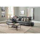  Catnapper Como 436 3 pc Reclining Modular Sectional - Steel IMAGE 2