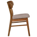  Coaster Furniture Dortch 108462 Dining Side Chair - Walnut and Brown IMAGE 9