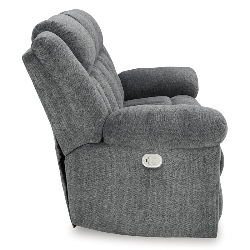 Signature Design by Ashley Tip-Off 6930415 Power Reclining Sofa with Adjustable Headrest IMAGE 4