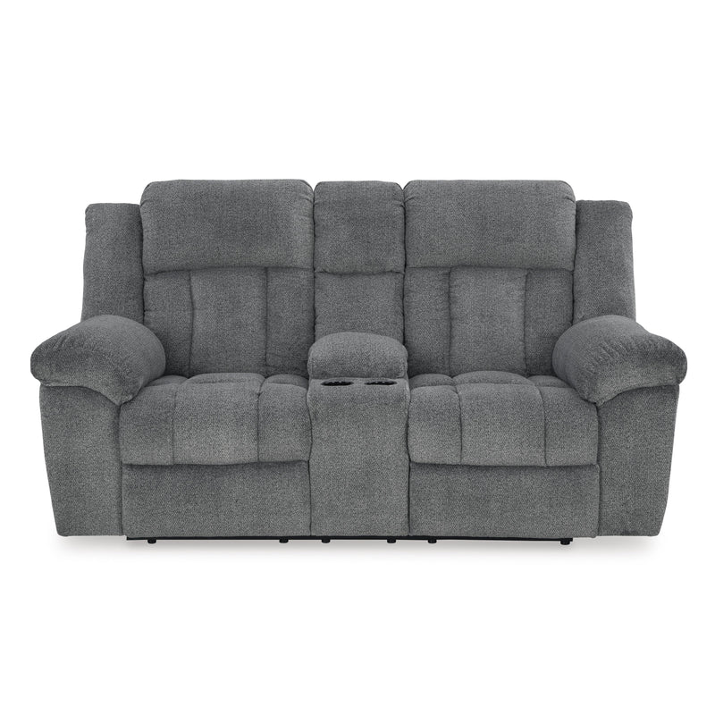 Signature Design by Ashley Tip-Off 6930418 Power Reclining Loveseat with Console and Adjustable Headrest IMAGE 3