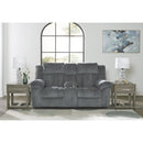 Signature Design by Ashley Tip-Off 6930418 Power Reclining Loveseat with Console and Adjustable Headrest IMAGE 6