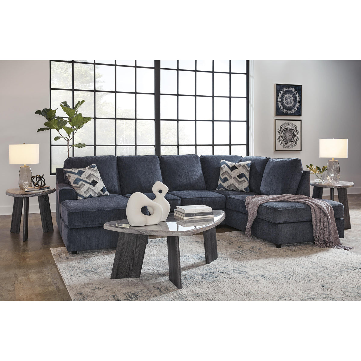 Signature Design by Ashley Albar Place 95302S1 2 pc Sectional