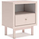 Signature Design by Ashley Wistenpine B1323-91 One Drawer Night Stand IMAGE 1