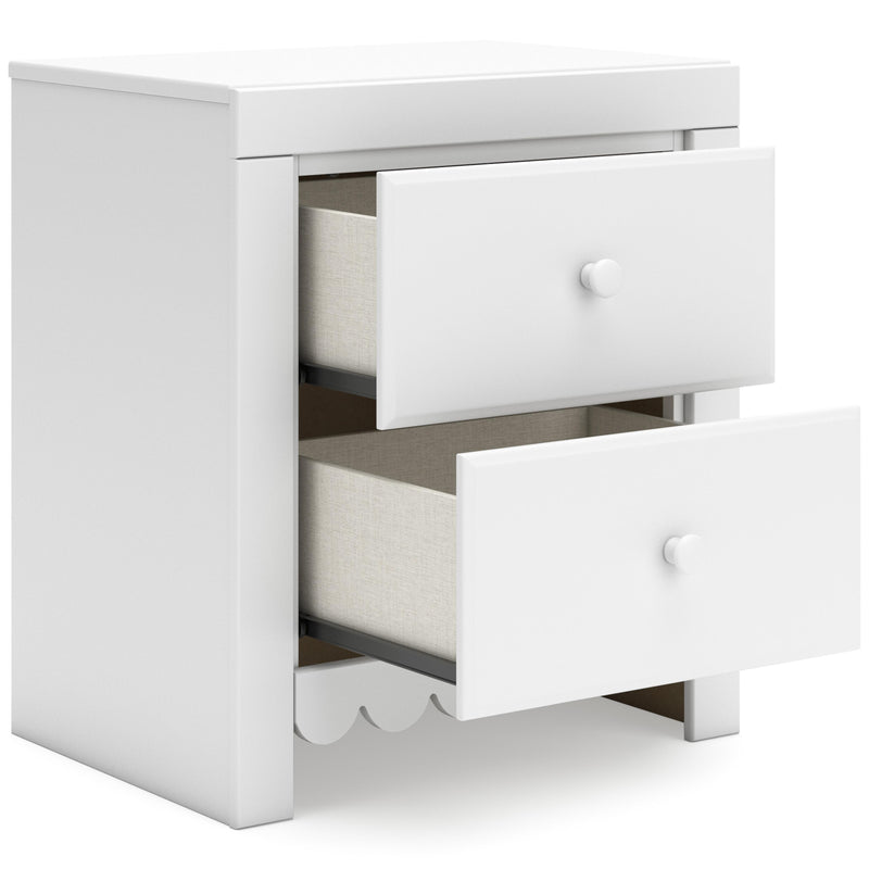 Signature Design by Ashley Mollviney B2540-92 Two Drawer Night Stand IMAGE 2