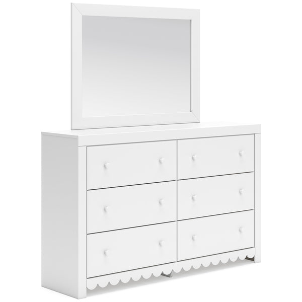 Signature Design by Ashley Mollviney B2540B1 Dresser and Mirror IMAGE 1