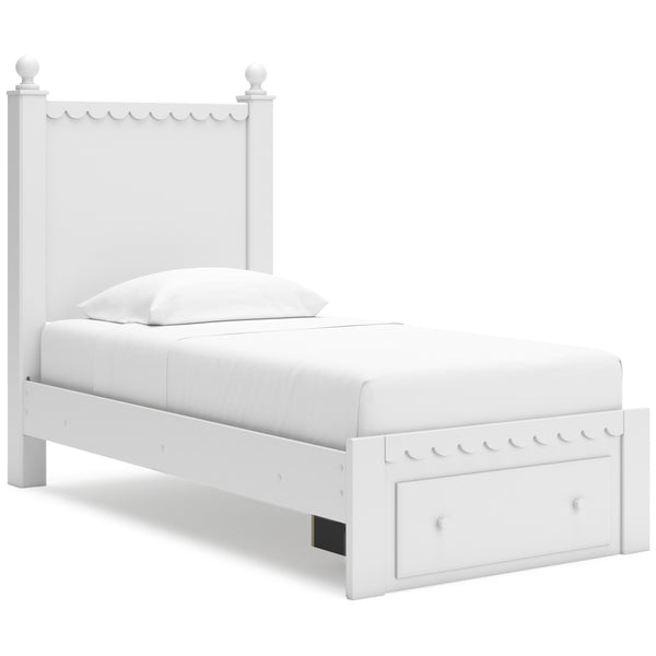 Signature Design by Ashley Mollviney B2540B6 Twin Panel Storage Bed IMAGE 1